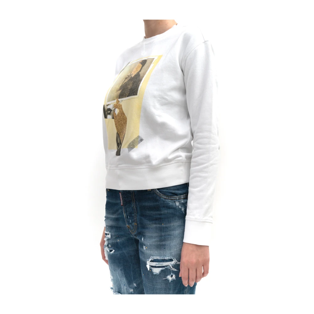 Dsquared2 Witte Sweatshirt White Dames
