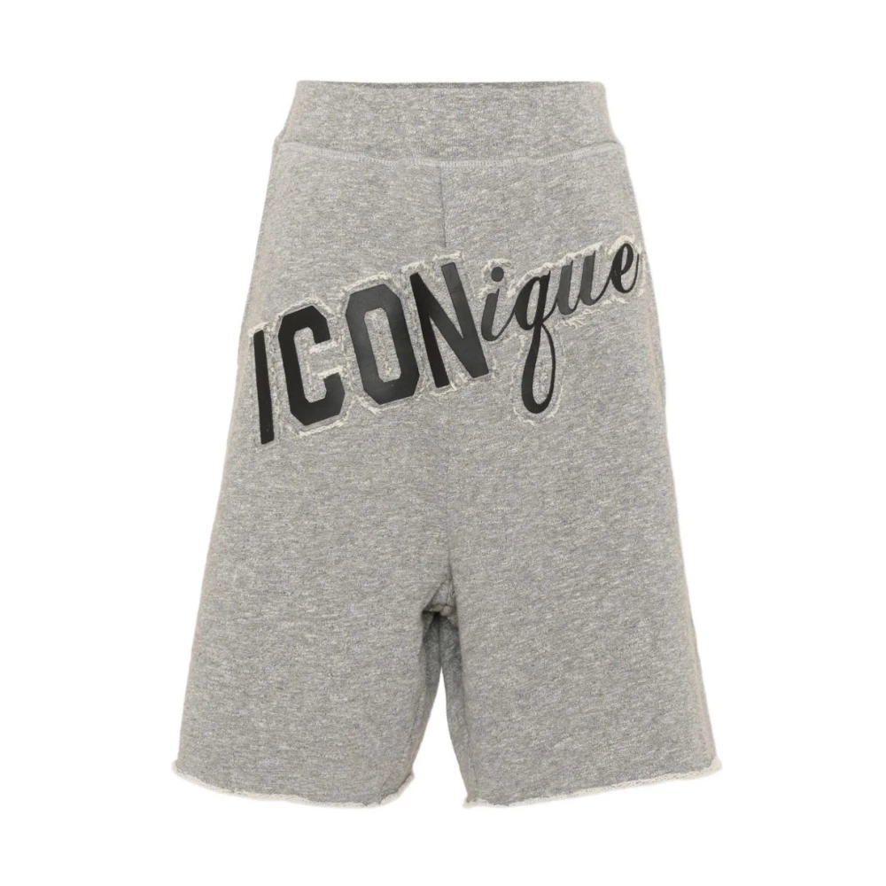Dsquared2 Boys Gray Logo-Print Shorts - Shorts - 14 Y - Kids