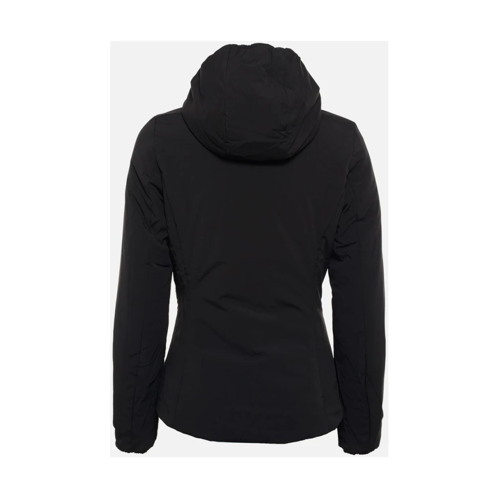 K-way Wit Zwart Zip-Through Sweatshirt White Dames