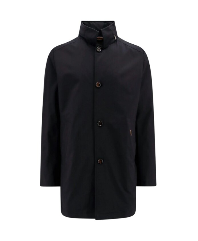 veste-bleue-deperlante-avec-capuche-cachee
