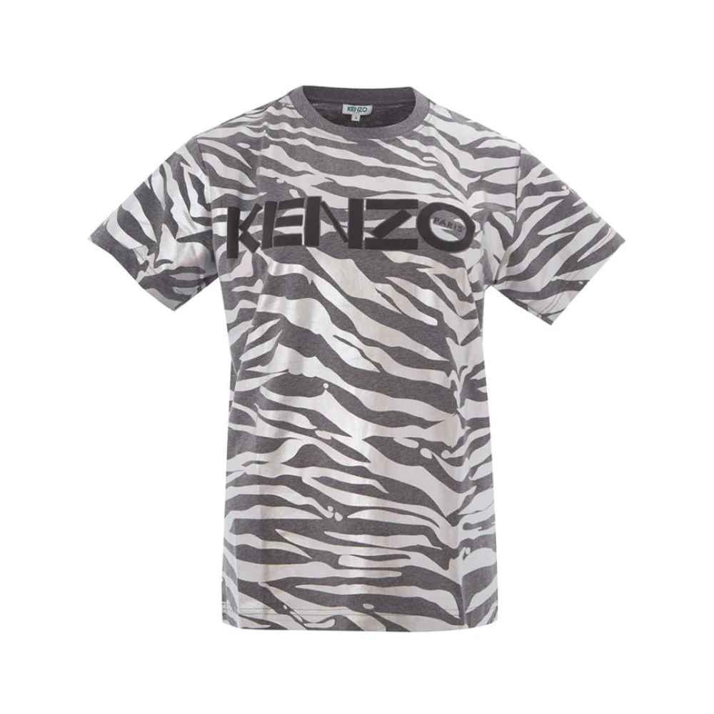 Kenzo Multifärgad Bomullstopp T-shirt Multicolor, Herr