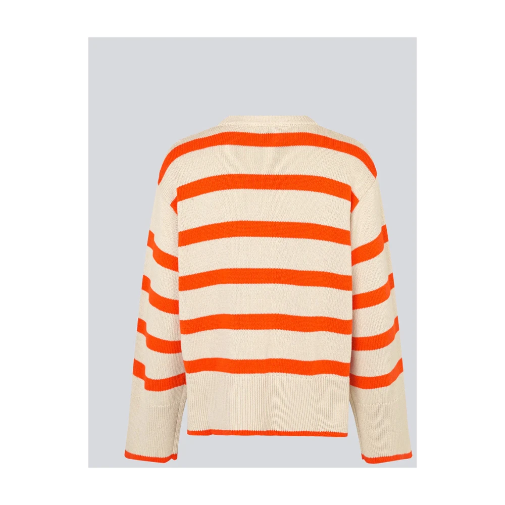 Modström Gestreepte katoenen trui Multicolor Dames