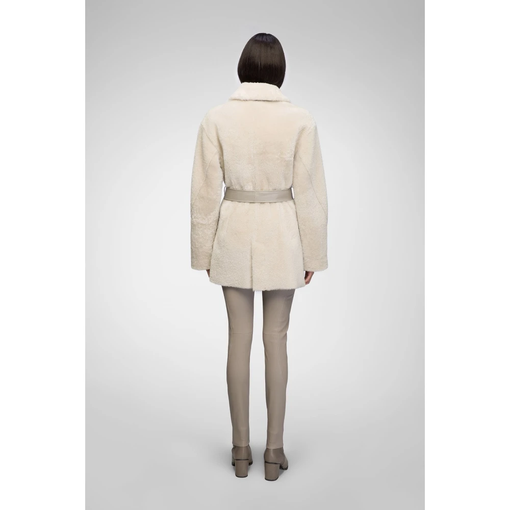 VSP Madeleine Room Shearling Jas Beige Dames
