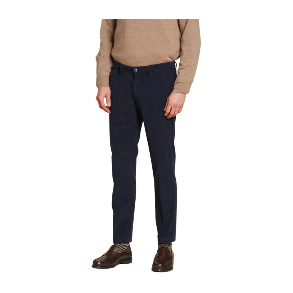 Mason's Uomo Blu Pantaloni, L, New,