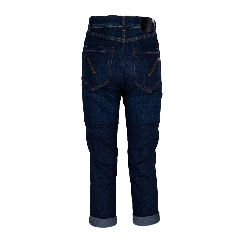 Dondup Stijlvolle Cropped Denim Jeans Blue Dames