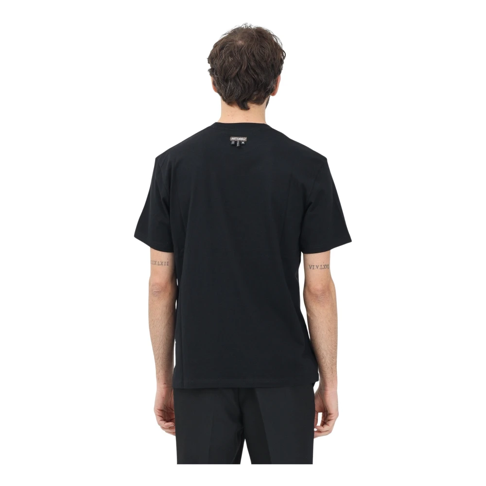 Just Cavalli Zwarte korte mouwen T-shirt Urban Stijl Black Heren