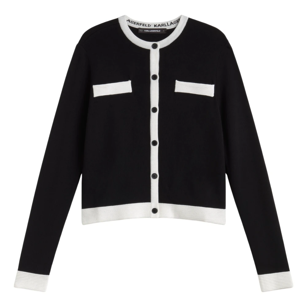 Karl Lagerfeld Vest MET Lange Mouwen Black Dames