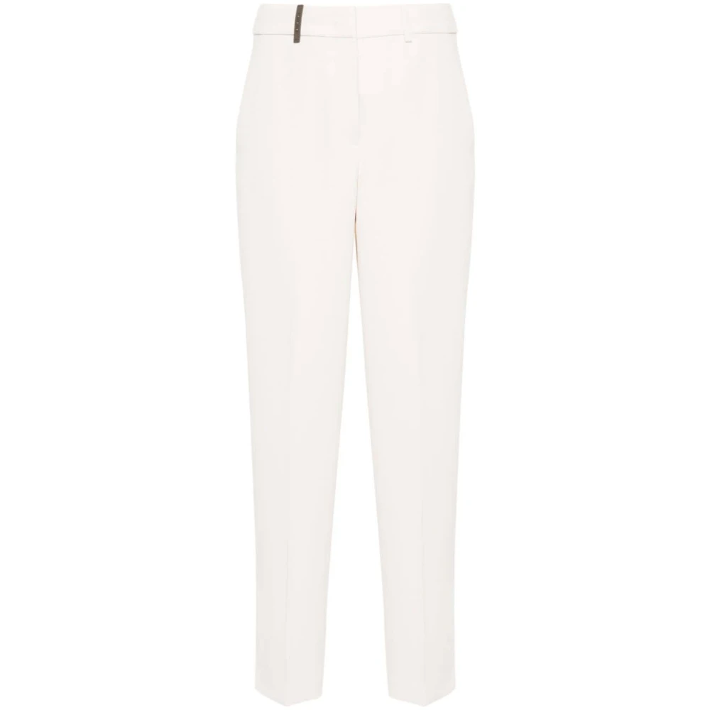 PESERICO Beige Broek Aw24 Damesmode Beige Dames