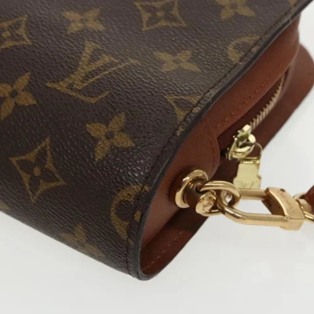 Louis Vuitton Vintage Pre-owned Canvas clutches Brown Dames