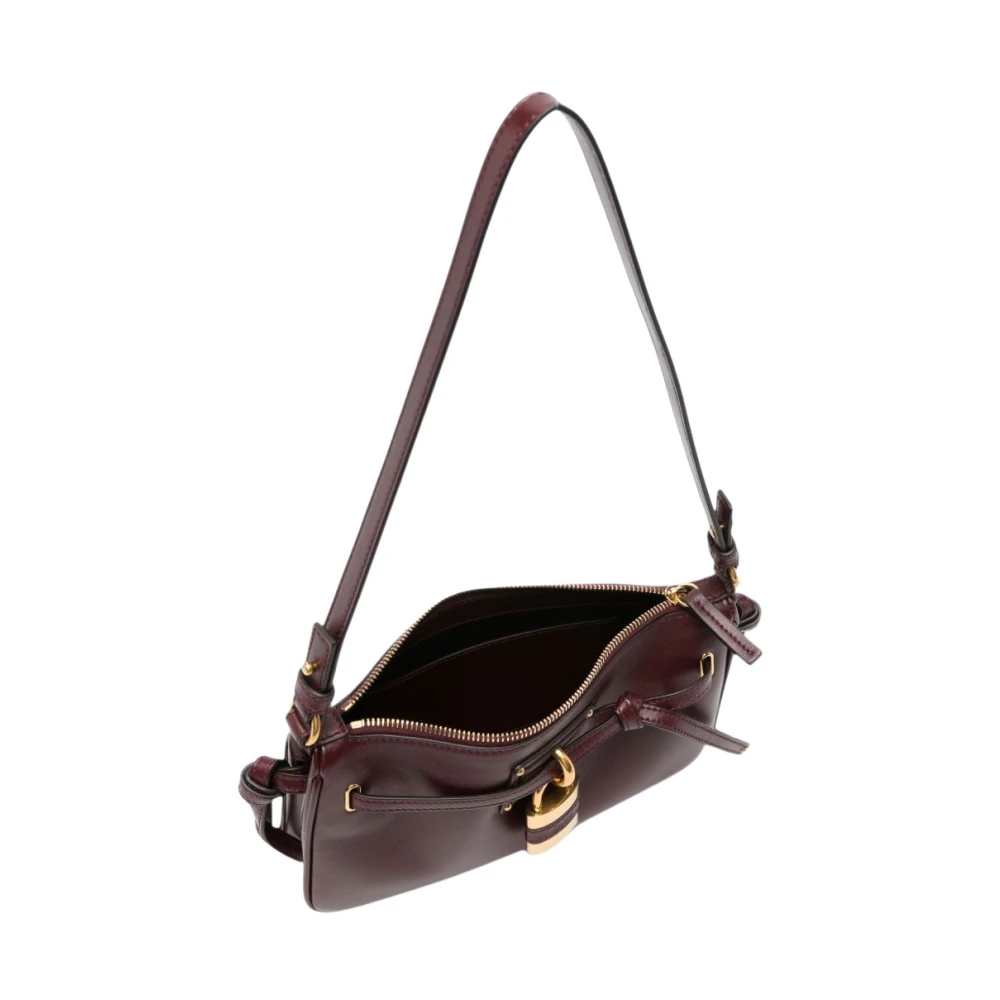Chloé Bordeaux Calf Leather Bos Taurus Shoulder Bag - Image 3