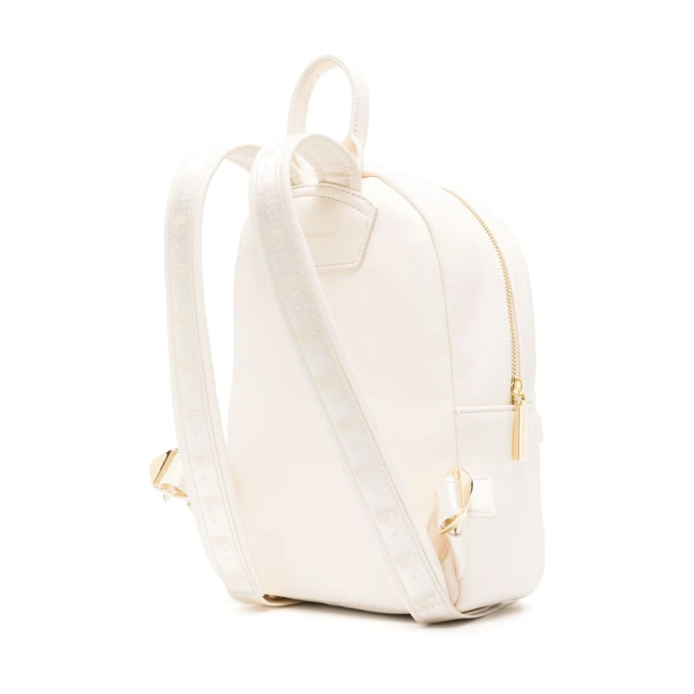 Chiara Ferragni Collection Witte Bucket Bag Rugzak voor Vrouwen White Dames