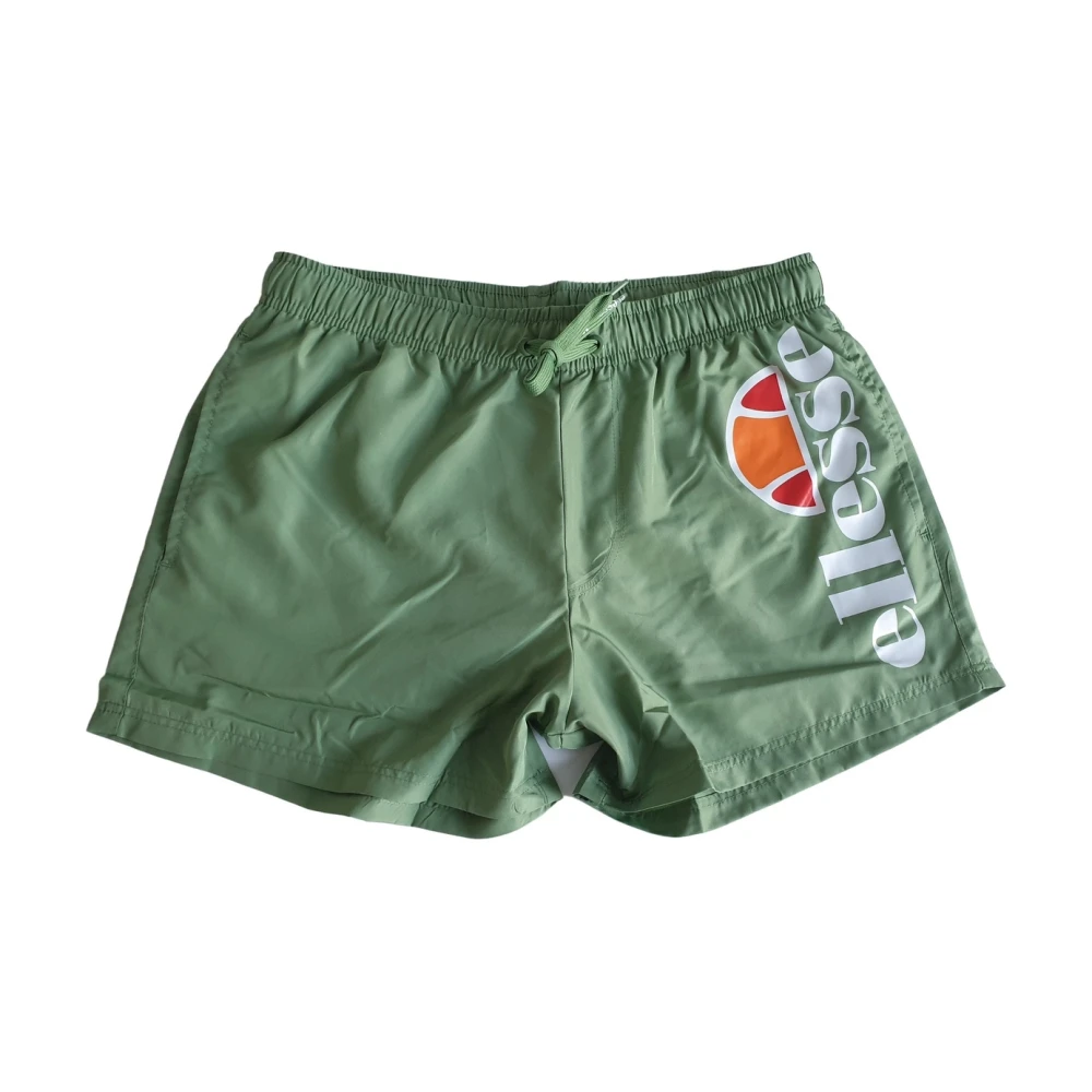 Ellesse Men's Green Swim Shorts With Inner Mesh - Beachwear - Xl - Swimwear