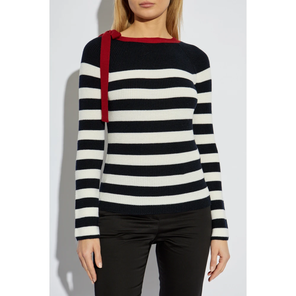 Max Mara Sweater Moxa Blue Dames