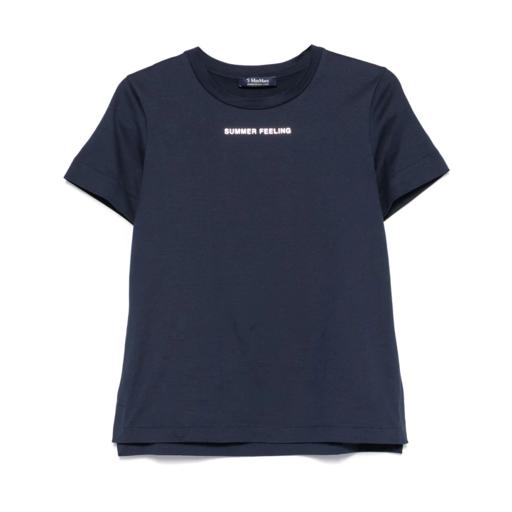 Max Mara Women's Blue T-Shirt - T-Shirts - S - Tops