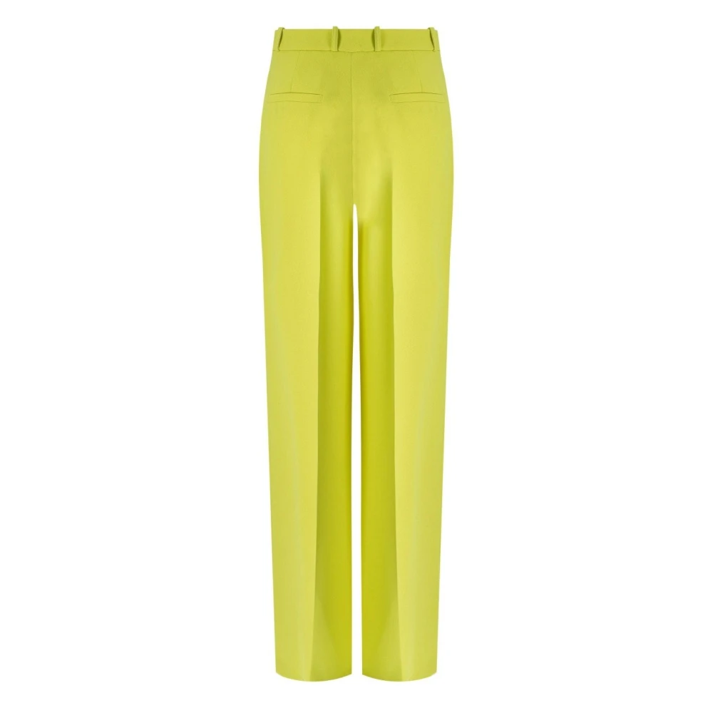 Elisabetta Franchi Ceder Wijde Pijp Broek Yellow Dames