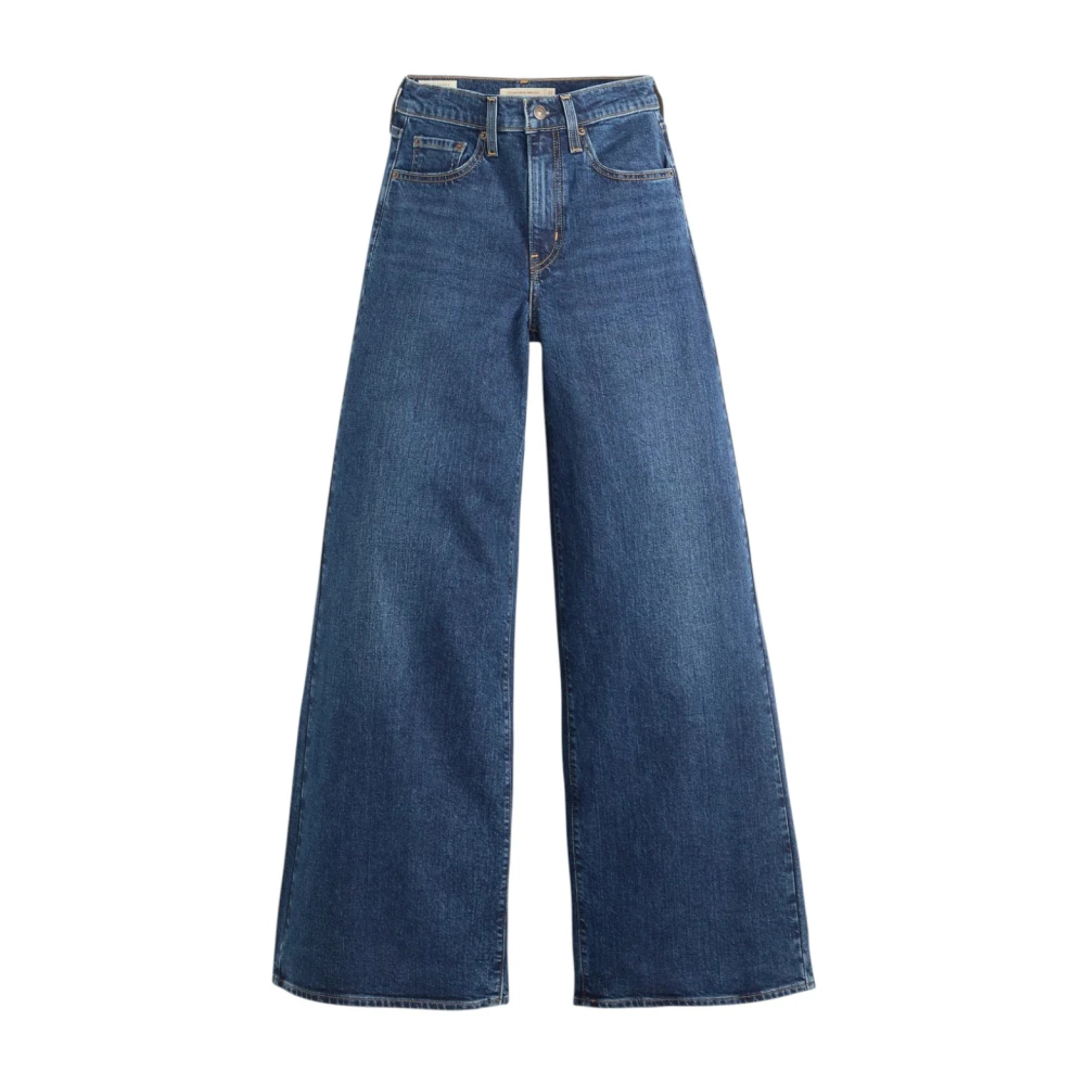 Levi's 728 High Rise Wide Leg - Female - Wide Jeans - Blue - W28 - Jeans