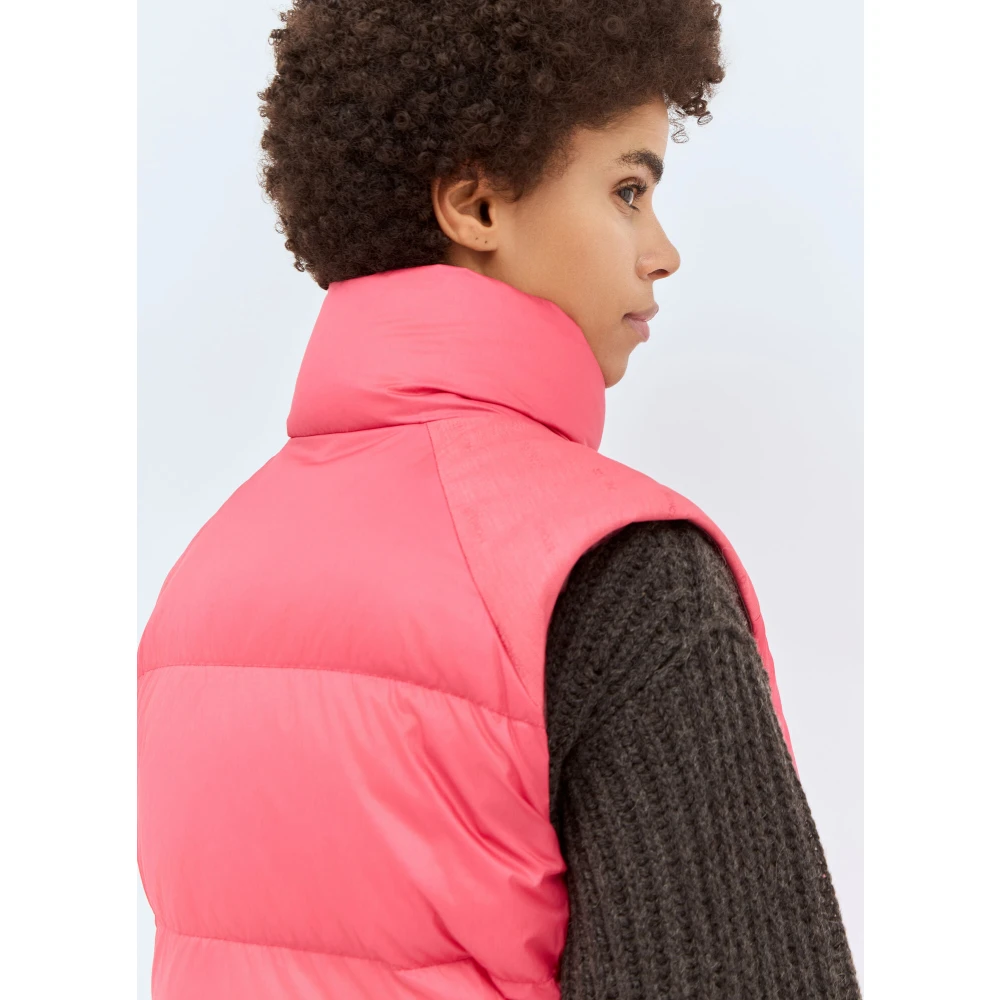Moncler Omkeerbaar kort donsjack Pink Dames