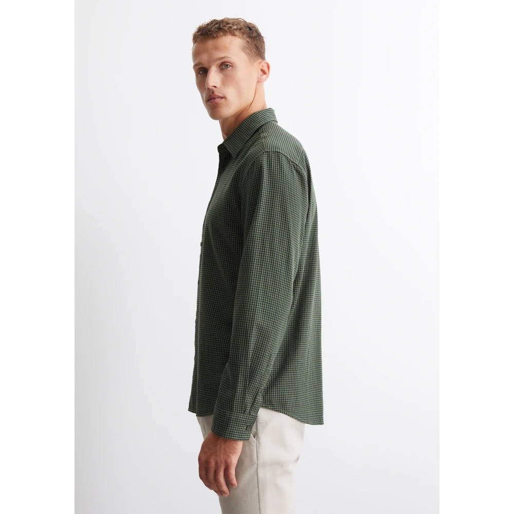 Marc O'Polo Vichy shirt regular Blue Heren
