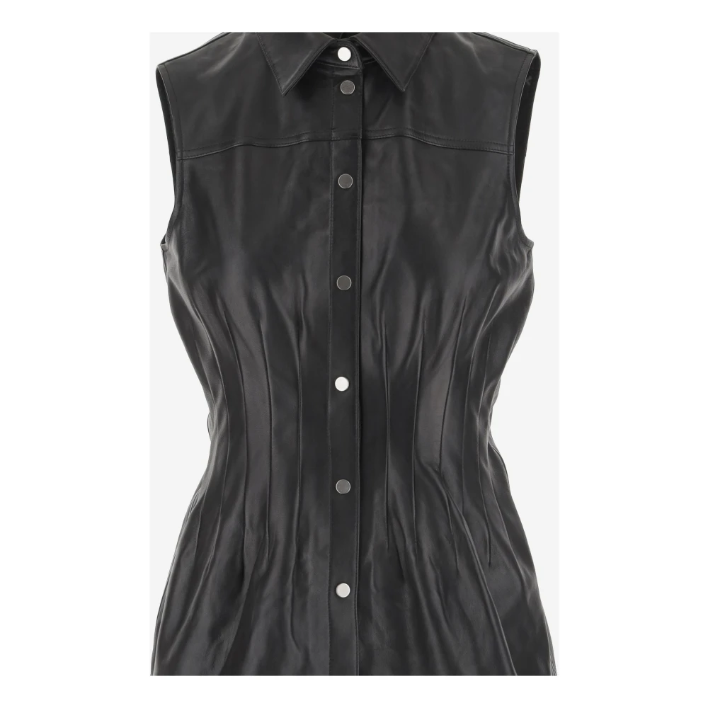 Helmut Lang Zwart Overhemd Stijlvol Modern Mode Black Dames