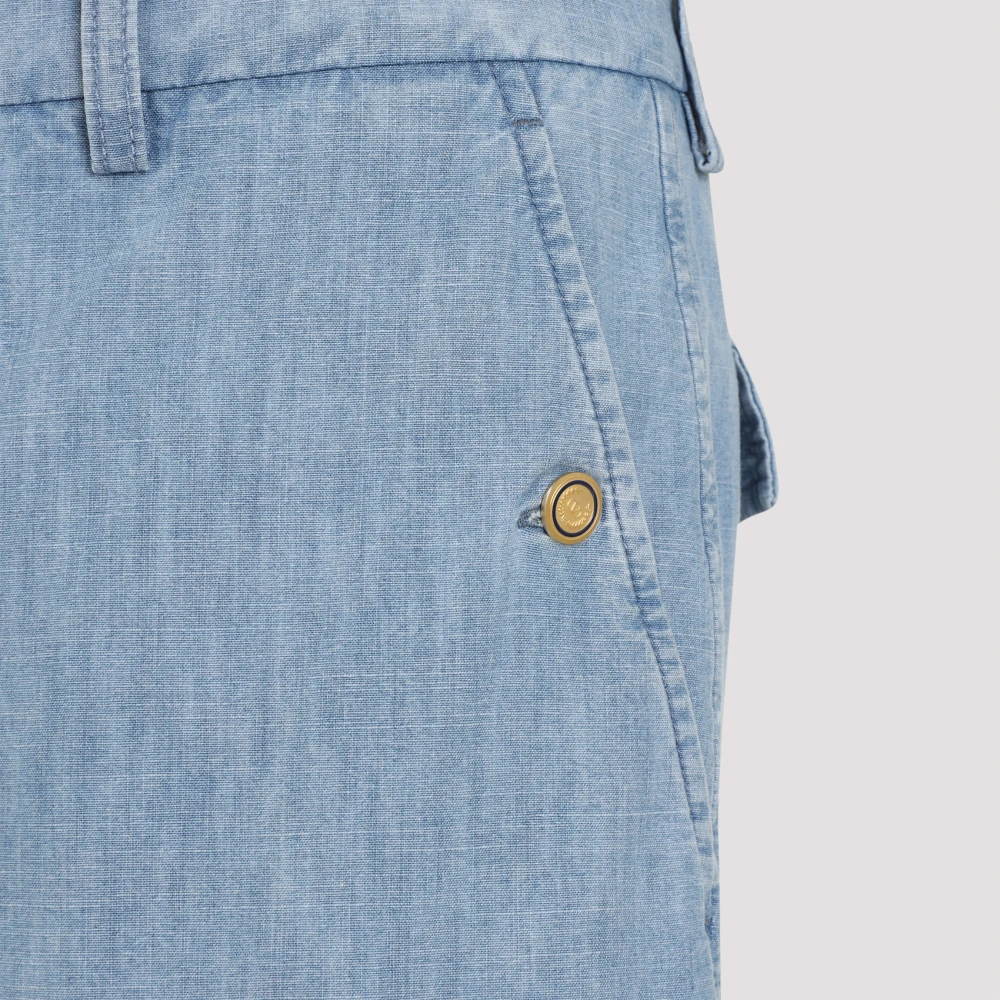 Valentino Lichtblauwe Denim Jeans Blue Heren
