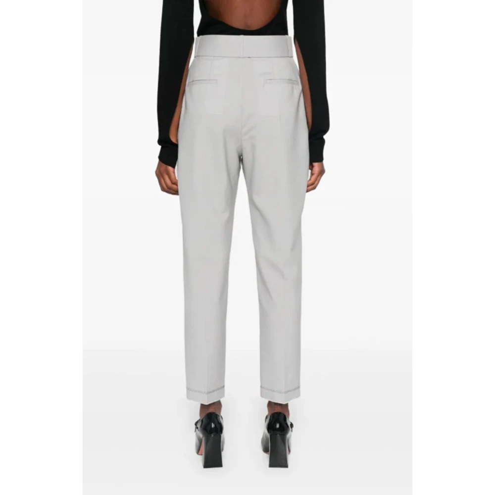 Marni Grijze Wollen Plooirok Gray Dames