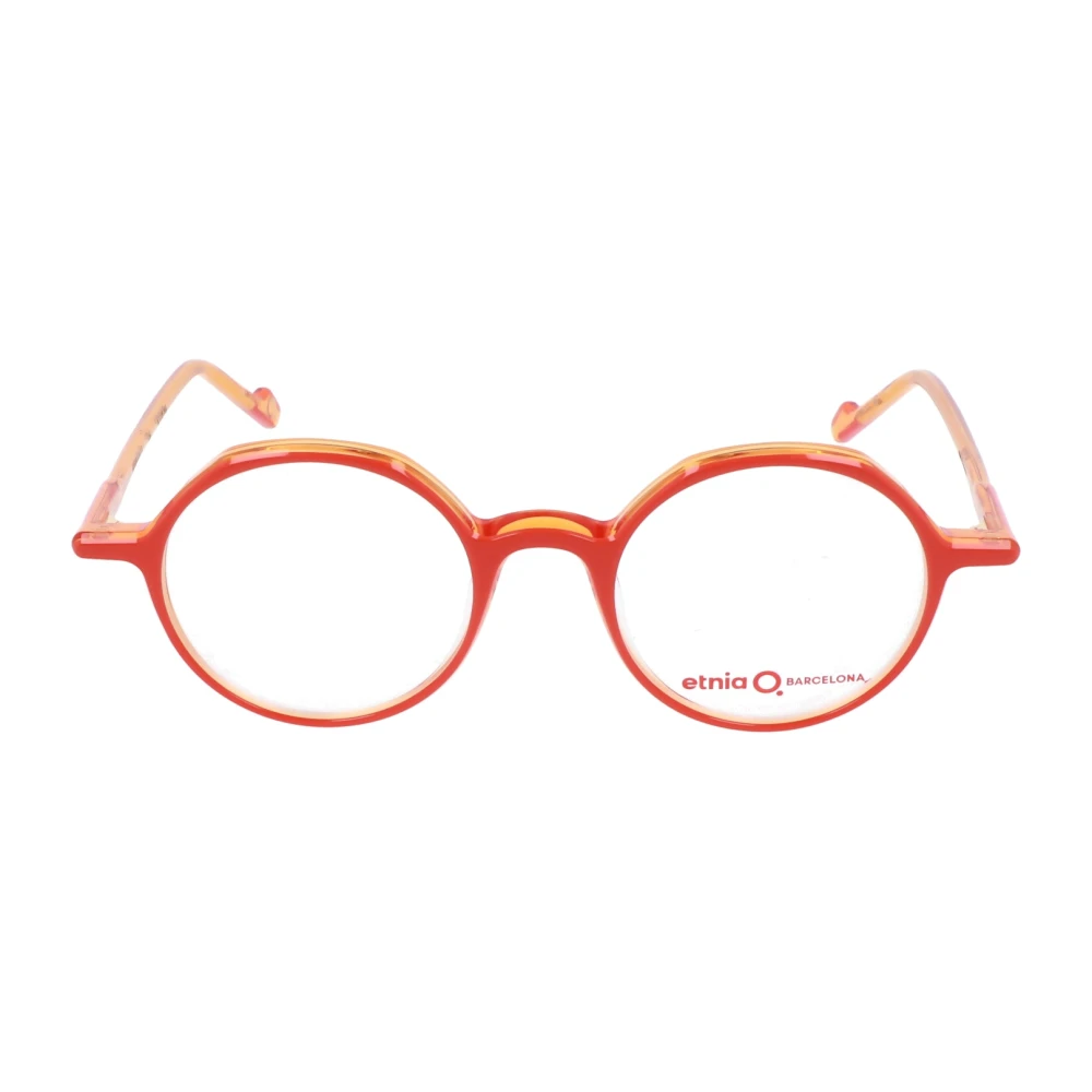 Etnia Barcelona Kleurrijke ronde montuurbril Orange Unisex