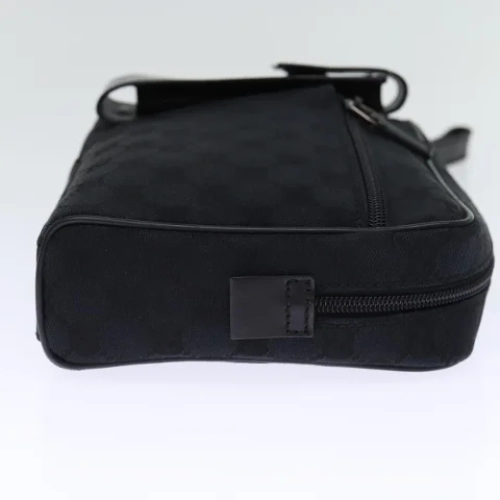 Gucci Vintage Pre-owned Canvas clutches Black Dames