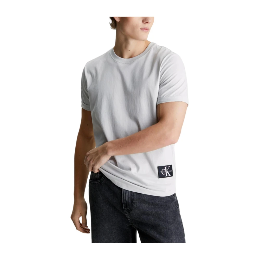 Calvin Klein Minimalistisch Logo T-shirt White Heren