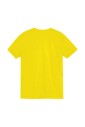 yellow-logo-print-crew-neck-t-shirt