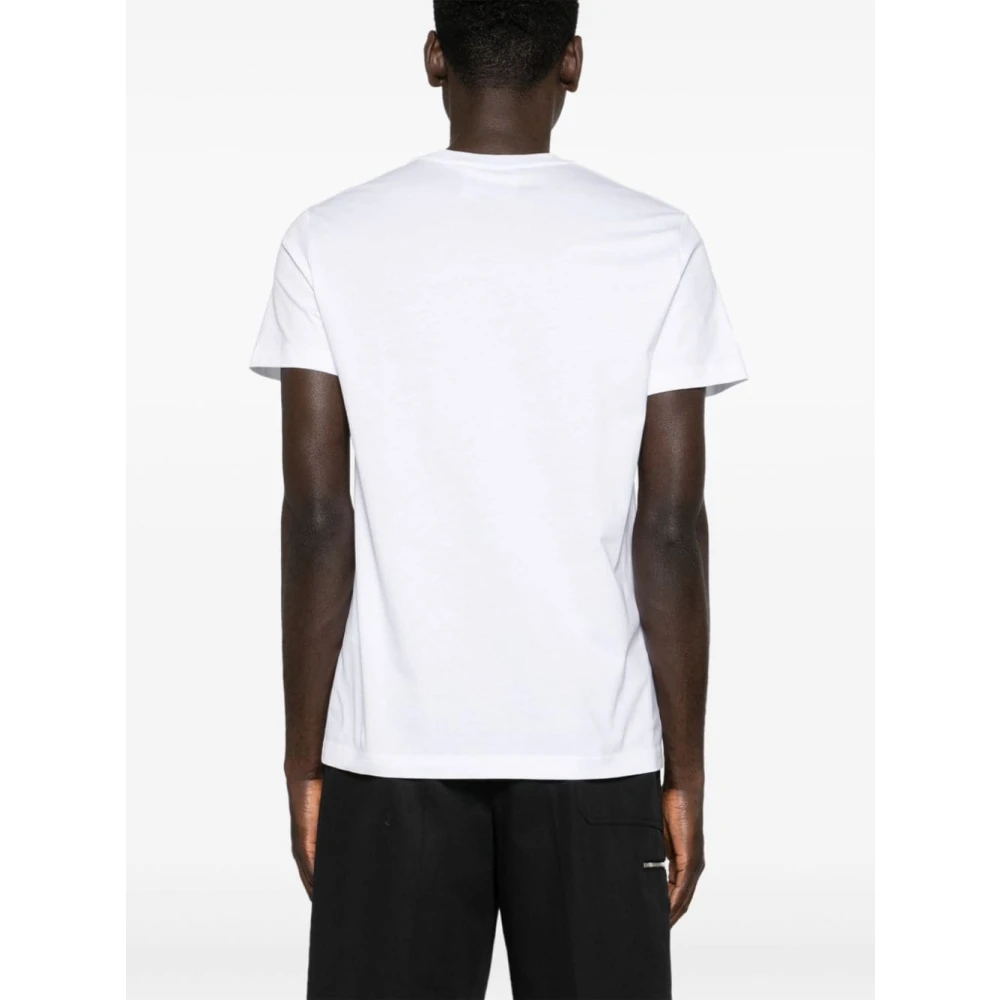 Versace Jeans Couture Witte T-shirts & Polo's voor mannen White Heren