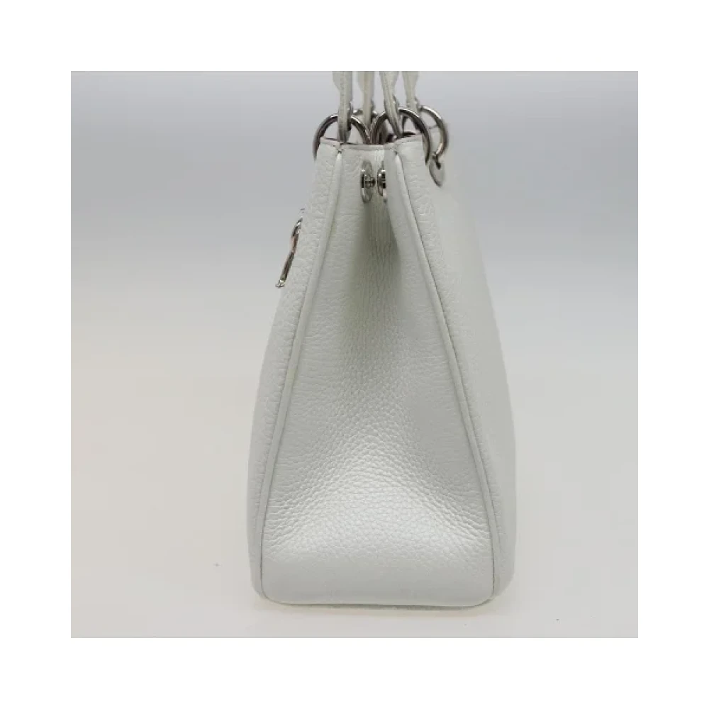 Dior Vintage Pre-owned Leather dior-bags White Dames
