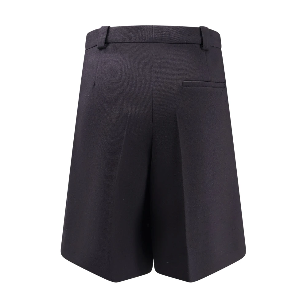 Chloé Wollen Shorts met Metalen Detail Black Dames