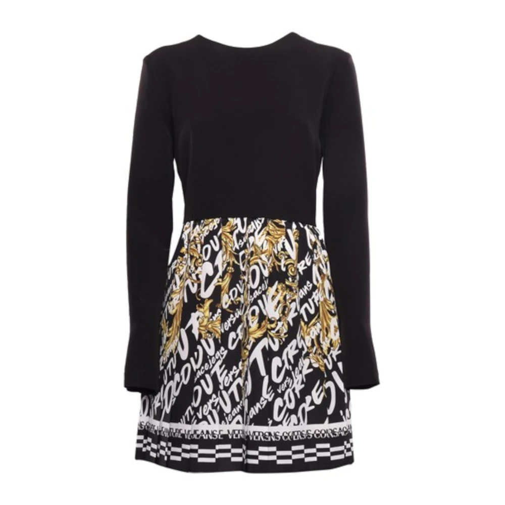 Versace Jeans Couture Women's Black Short Sleeve Dress By Versace - Short Dresses - Xs - Dresses