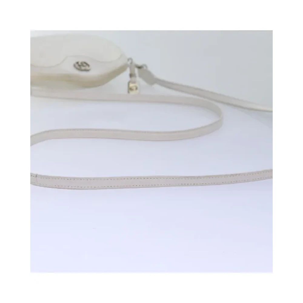 Gucci Vintage Pre-owned Canvas gucci-bags White Dames