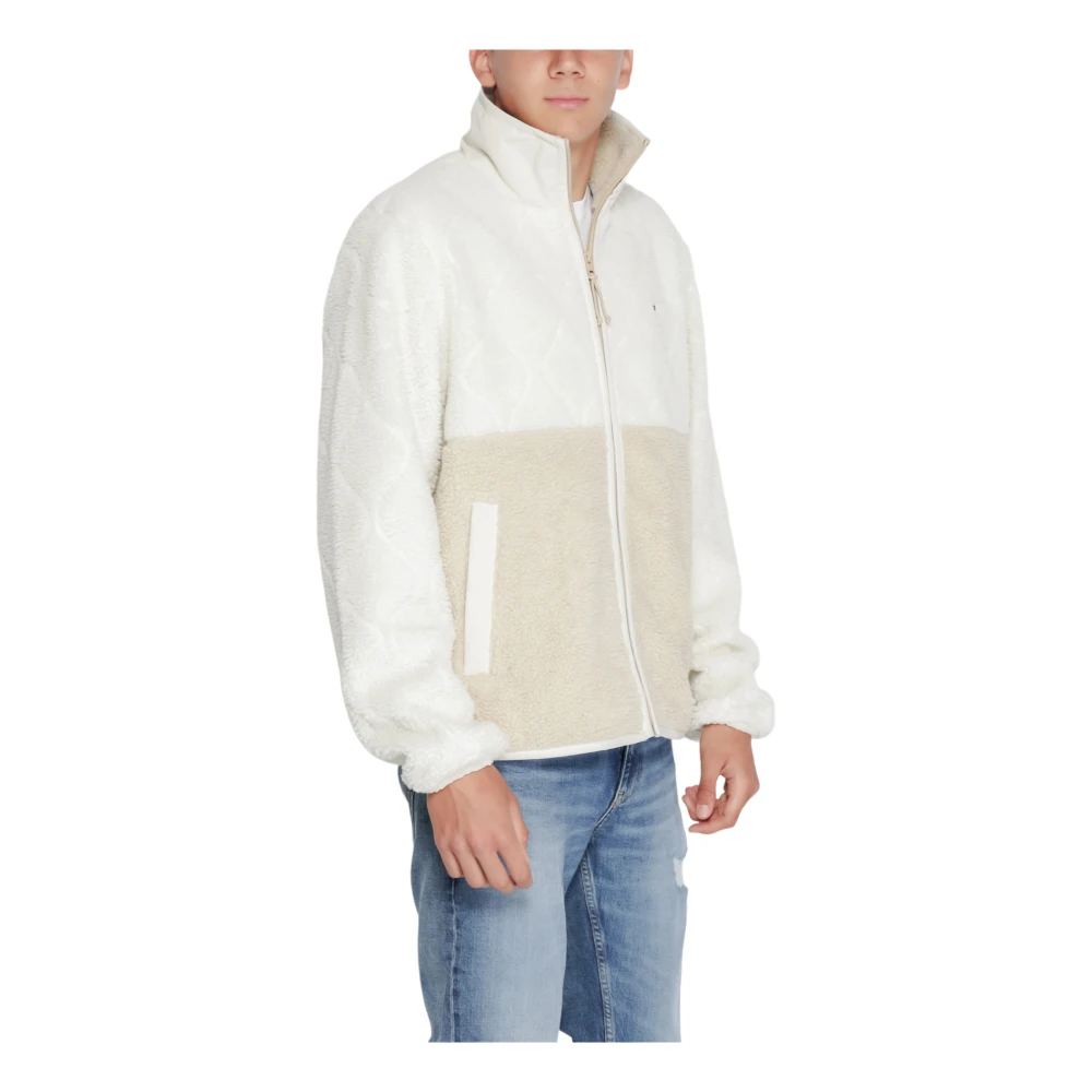 Tommy Jeans Essentiële Herenjas Herfst Winter Collectie White Heren