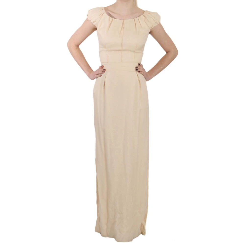 Dolce & Gabbana Women's Beige Maxi Daily Dress - Gowns - S - Dresses