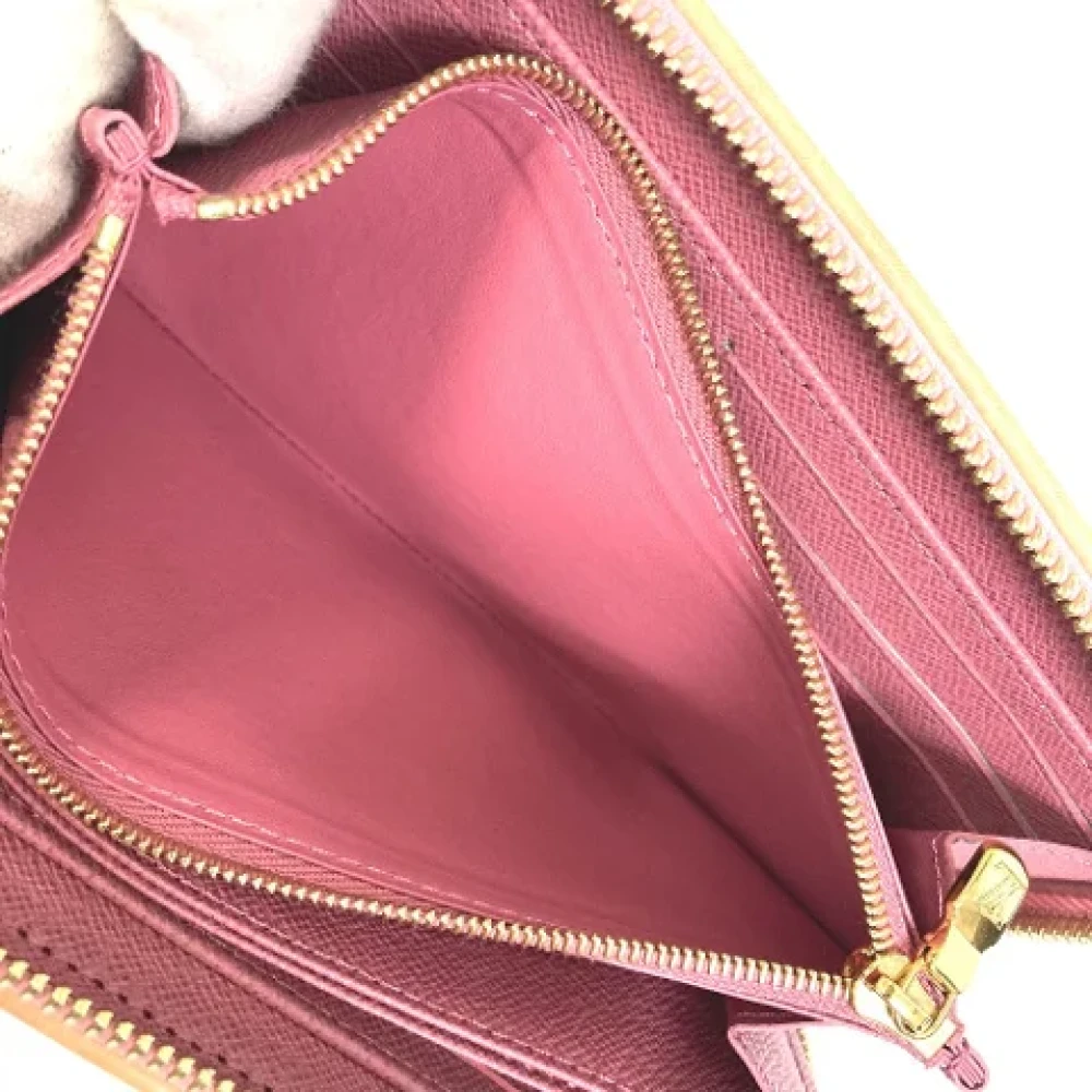 Louis Vuitton Vintage Pre-owned Denim wallets Pink Dames