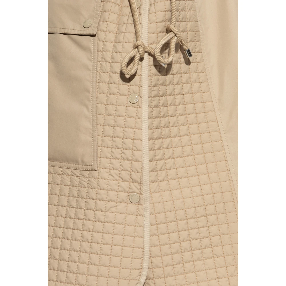 Moncler Jas met donsvest Beige Dames