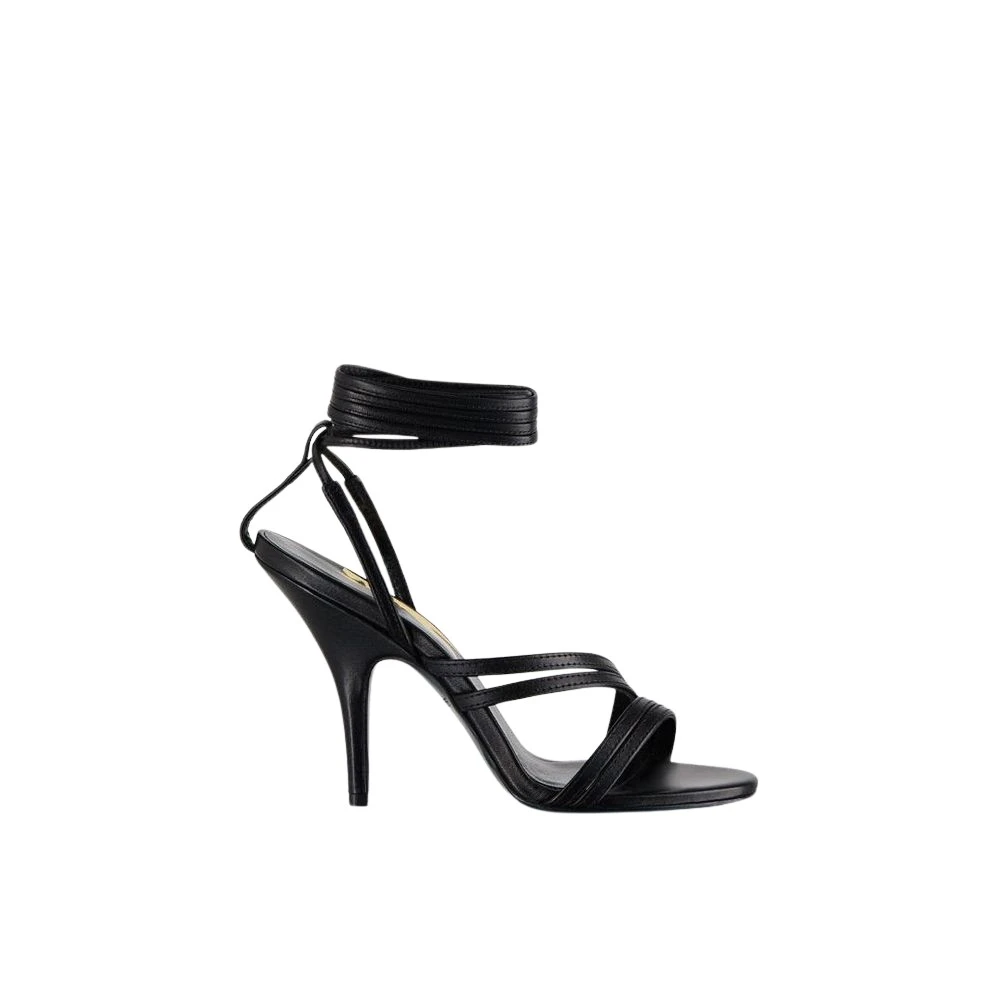 Patrizia Pepe Damen Schwarz High Heel Sandalen