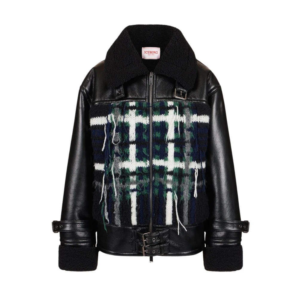 Iceberg Speciale pasvorm jas met mix van materialen Multicolor Dames
