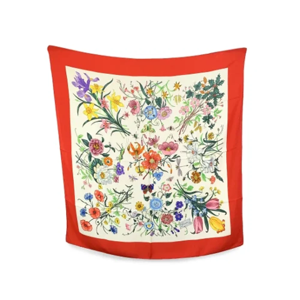 Pre-owned > Pre-owned Accessories > Pre-owned Scarves - - Gucci Vintage - Modalova