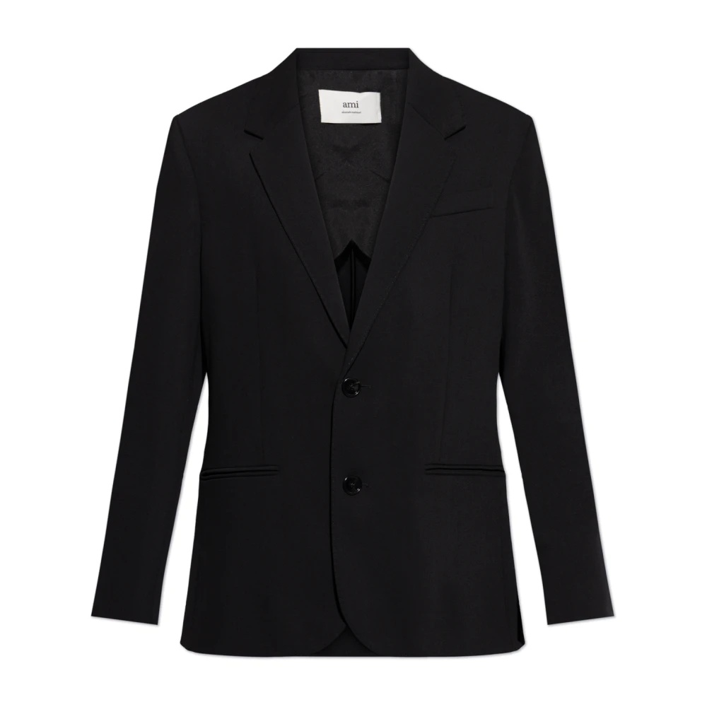 Ami Paris Wollen blazer Black Heren