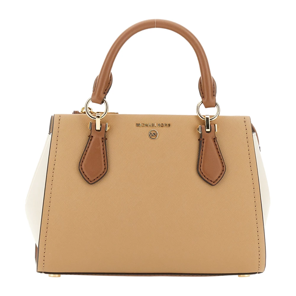 Michael Kors Crossbody Marilyn Läder Väska Brown, Dam