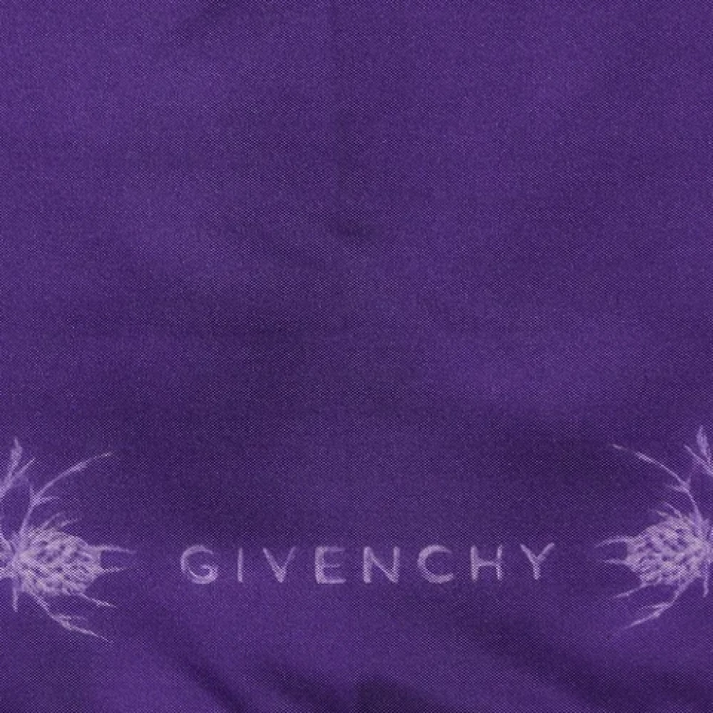 Givenchy Pre-owned Silk scarves Purple Dames