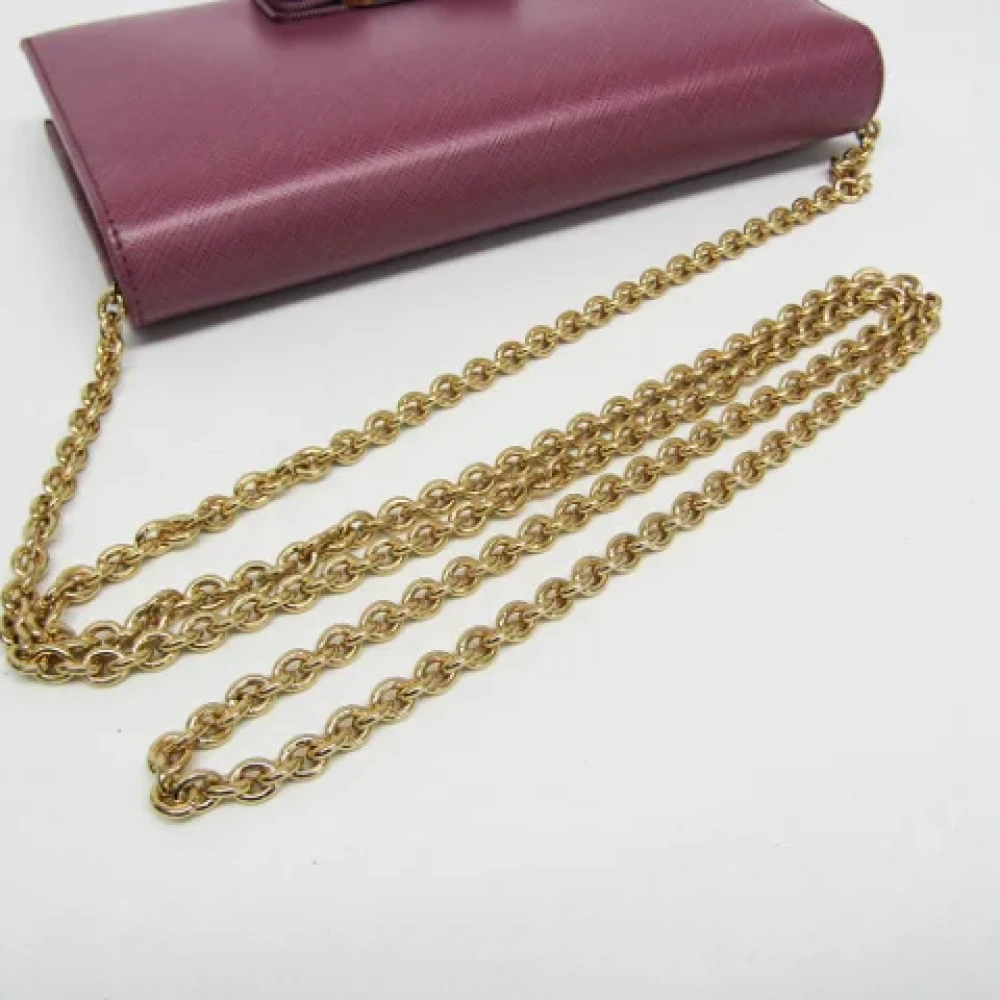 Salvatore Ferragamo Pre-owned Leather wallets Pink Dames