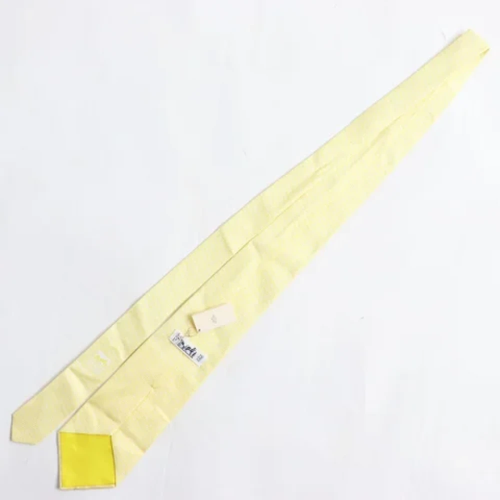 Hermès Vintage Pre-owned Canvas home-office Yellow Heren