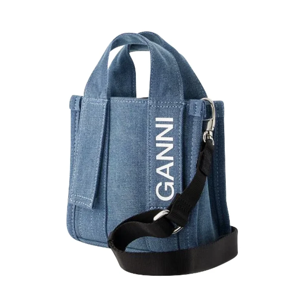 Ganni Plastic handbags Blue Dames