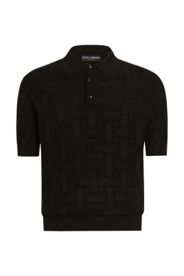Jacquard Logo Polo