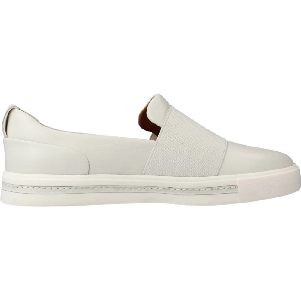 Clarks Loafers White Dames