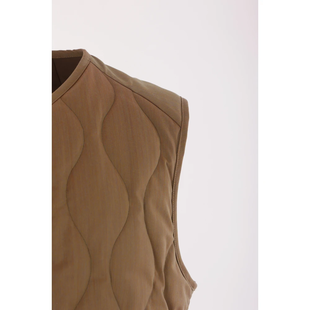 Sease Gewatteerde Bruine Jas met Iridescent Effect Brown Heren